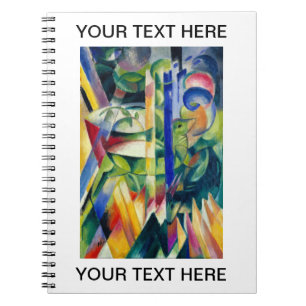 Franz Marc Little Mountain Goats Personalised Note Notebook