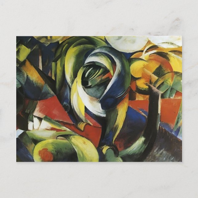 Franz Marc- Mandrill Postcard (Front)