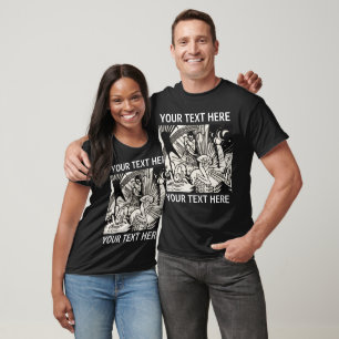 Franz Marc Reconciliation Woodcut Black T-Shirt