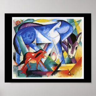 Franz Marc, The First Animals,  Poster
