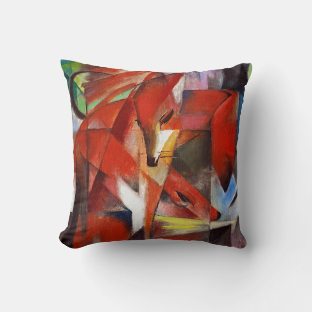 Franz Marc The Foxes Cushion (Front)