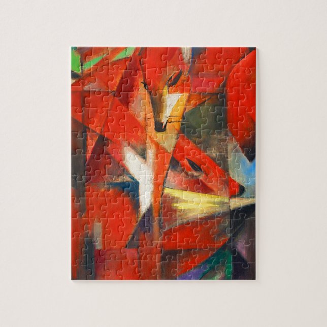 Franz Marc The Foxes Jigsaw Puzzle (Vertical)