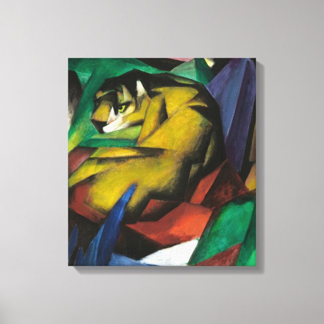 Franz Marc The Tiger Canvas Print (Front)