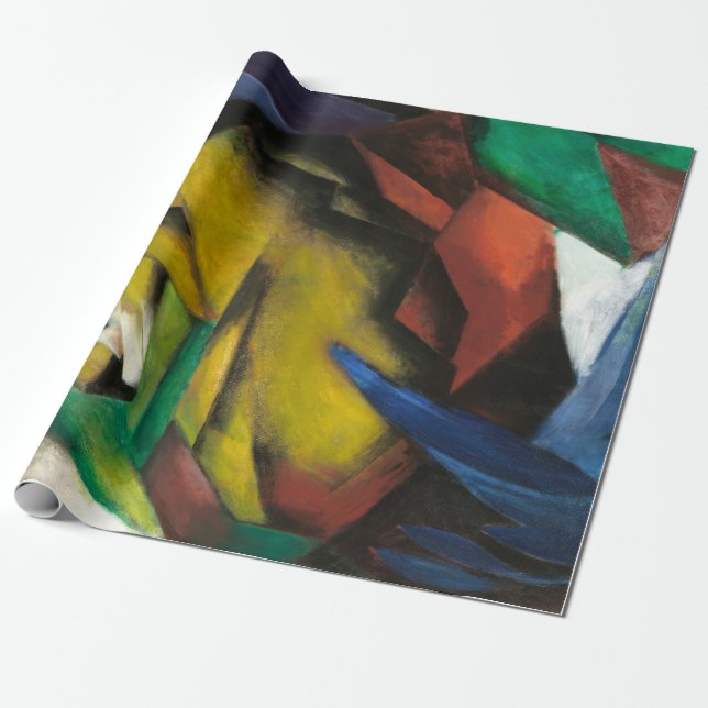 Franz Marc The Tiger Wrapping Paper (Unrolled)