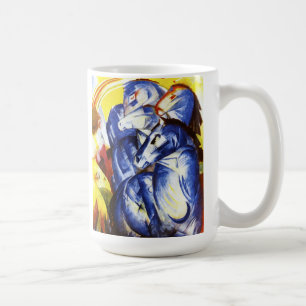 Franz Marc The Tower of Blue Horses Coffee Mug