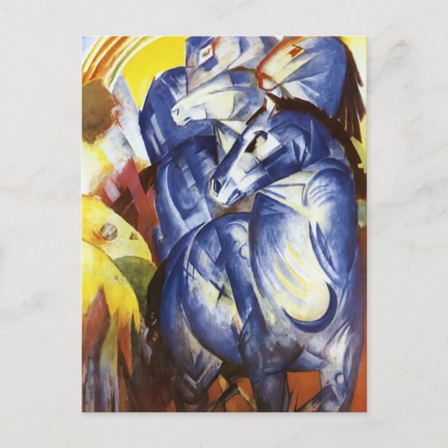 Franz Marc- The Tower of Blue Horses Postcard (Front)