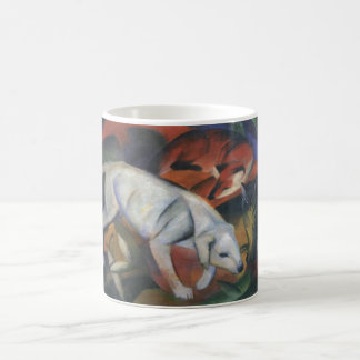 Franz Marc - Three Animals 1912 dog fox cat oil Coffee Mug