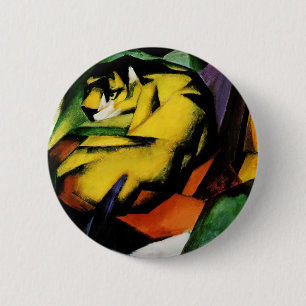 Franz Marc- Tiger 6 Cm Round Badge