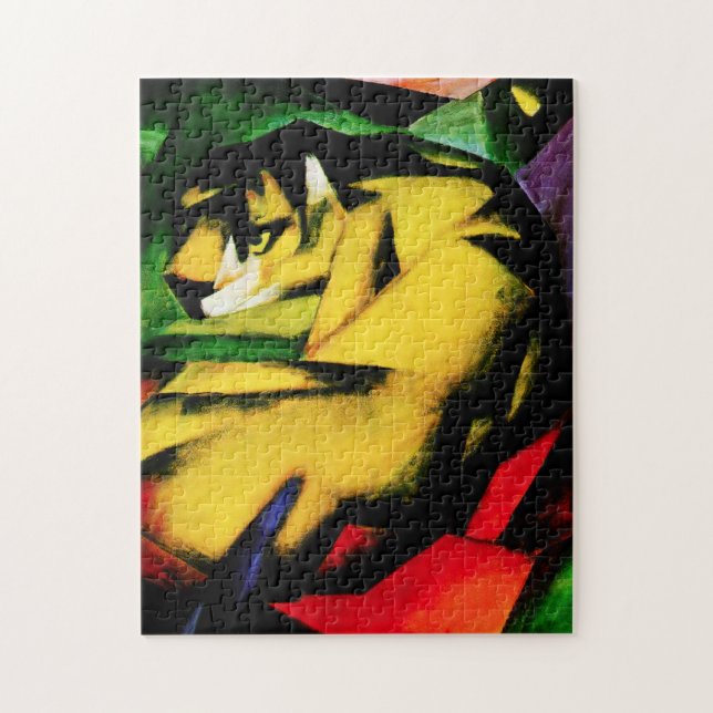 Franz Marc Tiger Jigsaw Puzzle (Vertical)