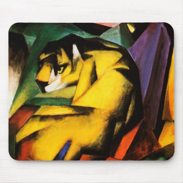 Franz Marc - Tiger Mouse Mat (Front)