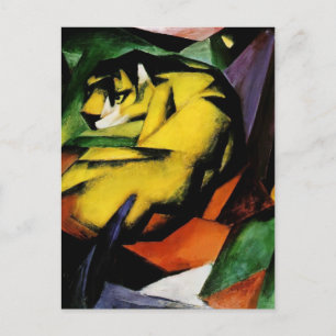 Franz Marc- Tiger Postcard