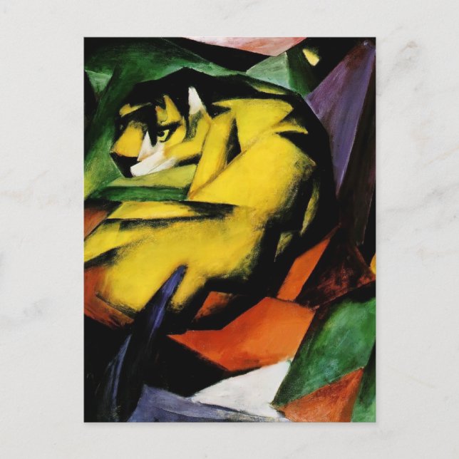 Franz Marc- Tiger Postcard (Front)