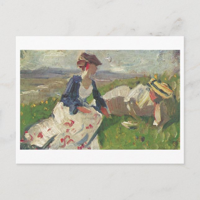 Franz Marc - Two Women on Mountain 1906 Female Postcard (Front)
