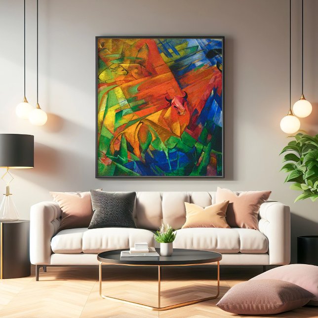 Franz Marc's Animals in a Landscape Poster (Creator Uploaded)