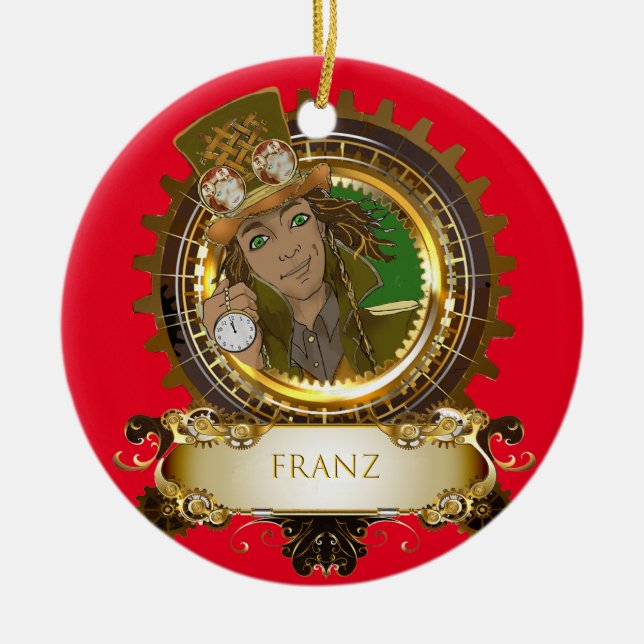 FRANZ -  NUTCRACKER RETOLD  CERAMIC TREE DECORATION (Front)
