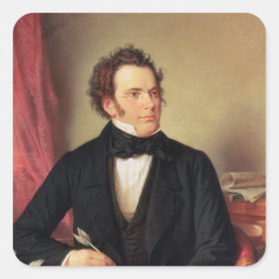 Franz Peter Schubert Square Sticker