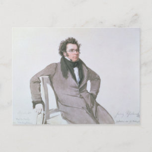Franz Schubert , 1825 Postcard