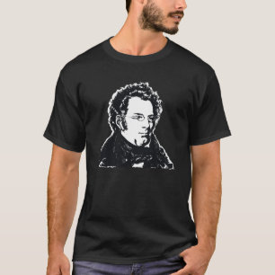 Franz Schubert Classical Music Composer Earbuds T-Shirt