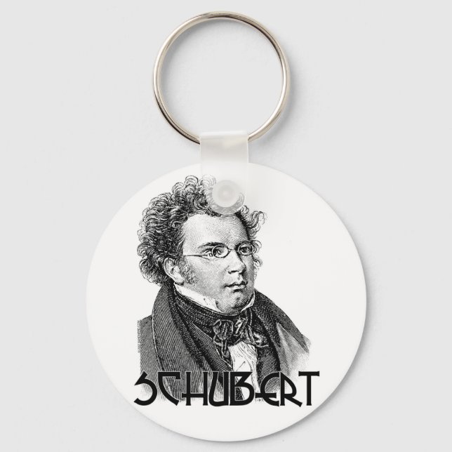 Franz Schubert Key Ring (Front)