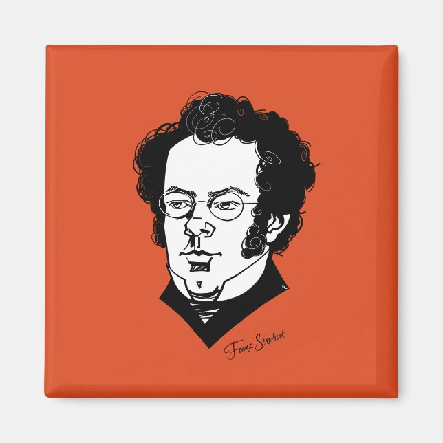 Franz Schubert Magnet (Front)
