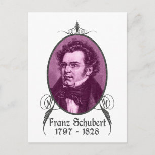 Franz Schubert Postcard
