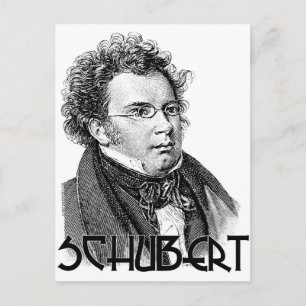 Franz Schubert Postcard