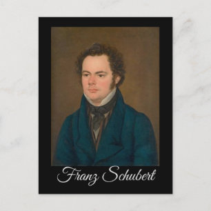Franz Schubert Postcard