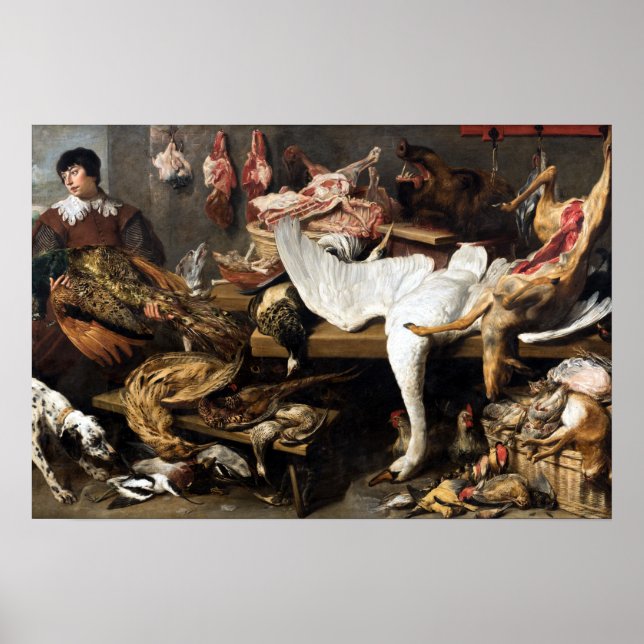 Franz Snyder A Game Stall Poster (Front)