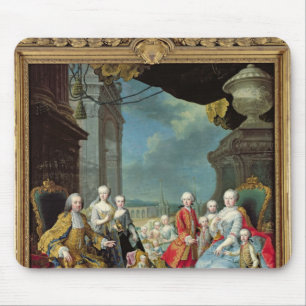 Franz Stephan I  with his wife Marie-Therese Mouse Mat