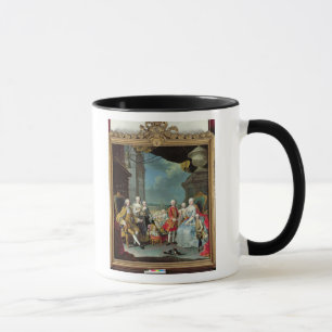 Franz Stephan I  with his wife Marie-Therese Mug