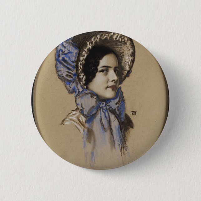 Franz Stuck Art 6 Cm Round Badge (Front)