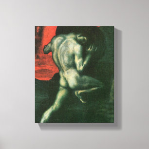 Franz von Stuck - Sisyphus Canvas Print