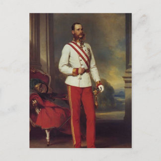 Franz Winterhalter-Austrian Emperor & Maria Teresa Postcard