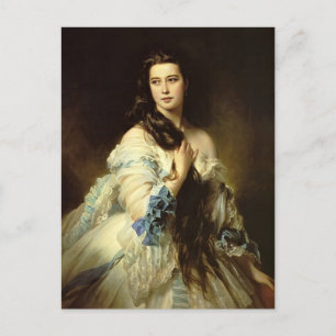 Franz Winterhalter- Barbara Dmitrievna Mergassov Postcard