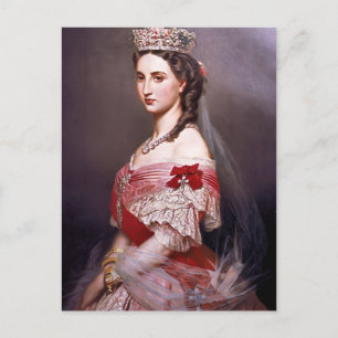 Franz Winterhalter- Portrait of Charlotte,Belgium Postcard