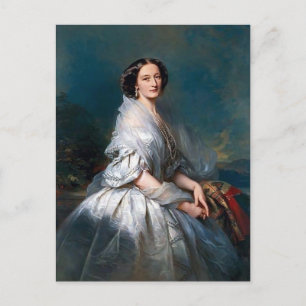 Franz Winterhalter- Portrait of Eliza Franciszka Postcard