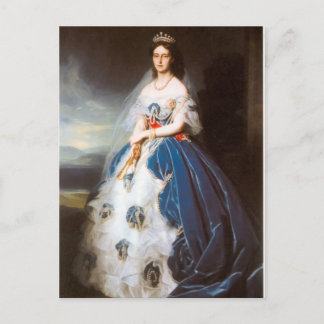 Franz Winterhalter- Portrait of the Queen Olga Postcard