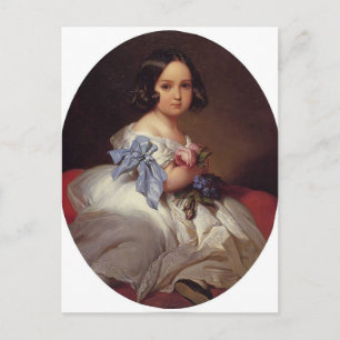 Franz Winterhalter- Princess Charlotte of Belgium Postcard