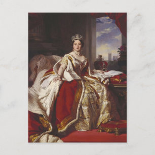 Franz Xaver Winterhalter- Queen Victoria Postcard