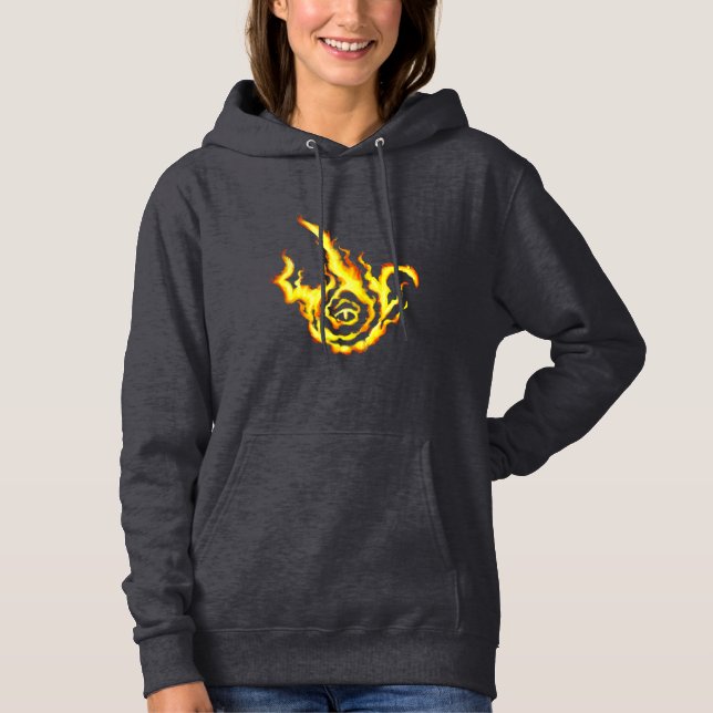 Franzied Flame Fan Art  Hoodie (Front)