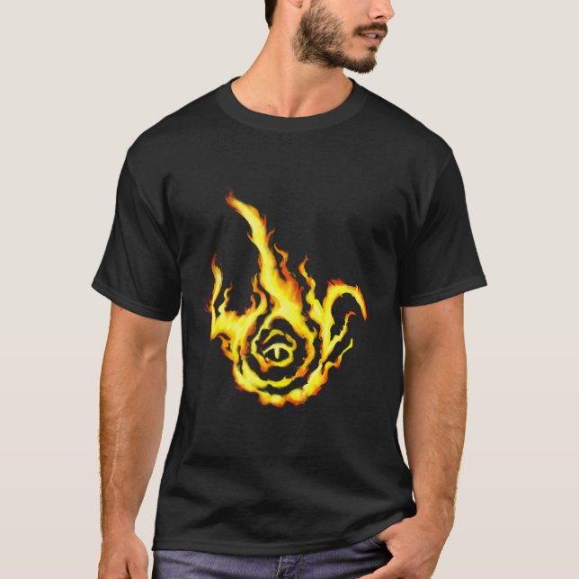 Franzied Flame Fan Art  T-Shirt (Front)