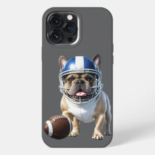 französische Bulldogge American Football iPhone 13 Pro Max Case