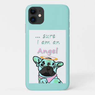 Französische Bulldogge Angel  iPhone 11 Case