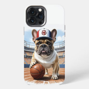 französische Bulldogge Basketball iPhone 13 Pro Max Case