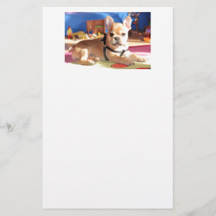 Französische Bulldogge Briefpapier Stationery