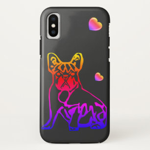 Französische Bulldogge Comic iPhone / iPad Hülle XS Case