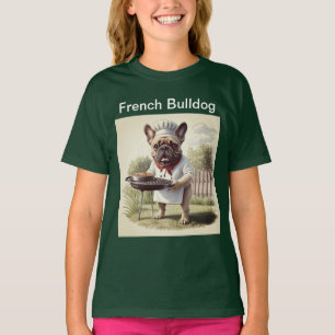 französische Bulldogge der Grillmeister T-Shirt