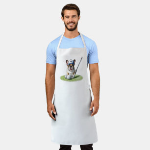 Französische Bulldogge Golfplatz Apron