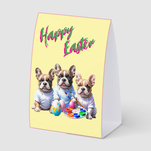 Französische Bulldogge Happy Easter French Bulldog