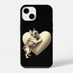 Französische Bulldogge I love you iPhone 14 Case